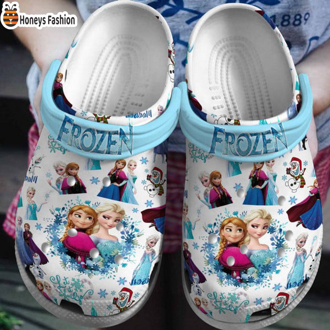 TOP Frozen Walt Disney Pictures Crocs Clog Shoes