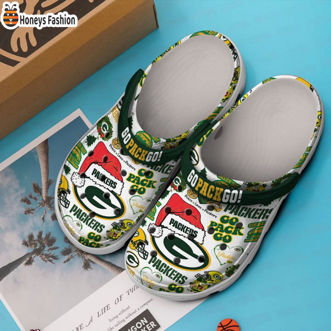 TOP Green Bay Packers Peace Love Packers Crocs Clog Shoes