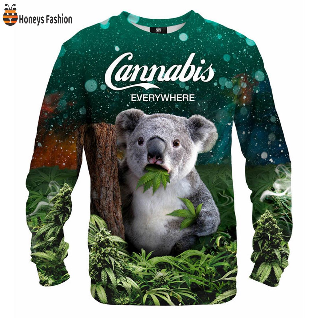 TOP Let It Smoke Cannabis Everywhere Sweatshirt