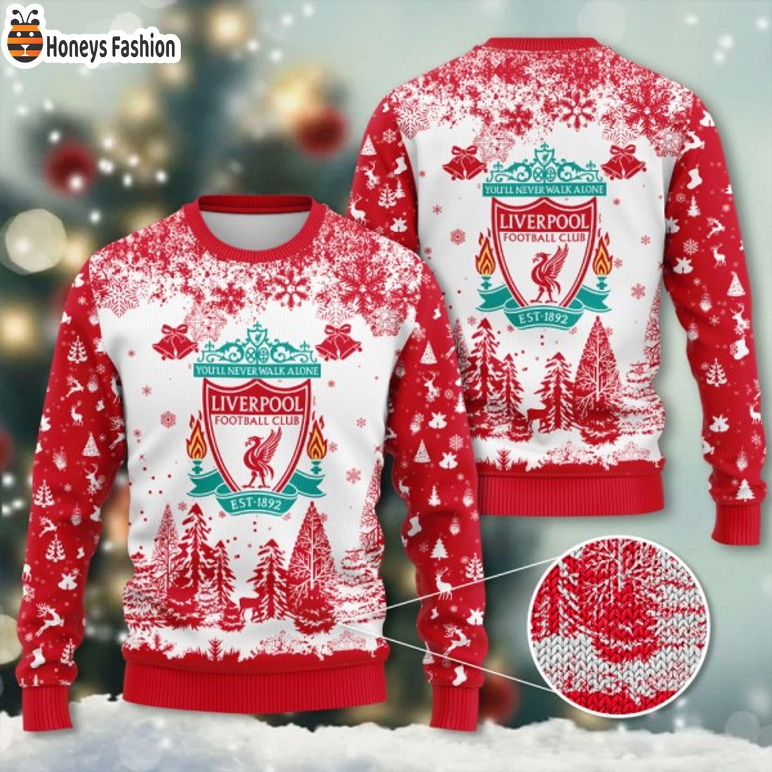 TOP Liverpool Ugly Christmas Sweater