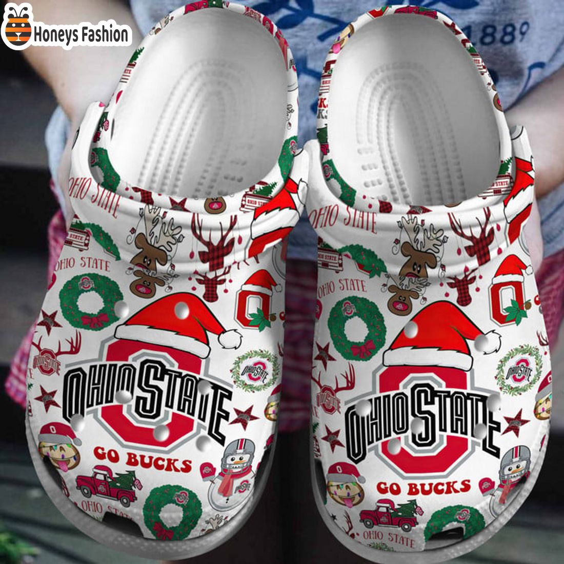 TOP Ohio State Buckeyes Go Bucks Crocs Clog Shoes