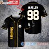 TOP SELLER Morgan Wallen Pittsburgh Steelers Custom Baseball Jersey