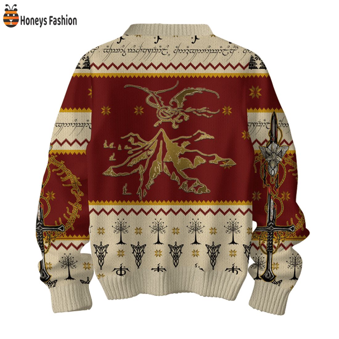 TOP The Lord Of The Ring Rise To War Ugly Christmas Sweater