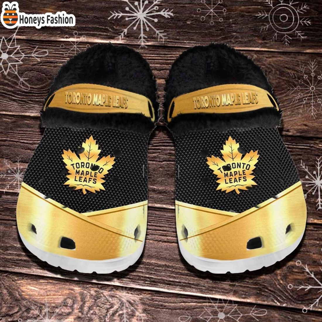 Toronto Maple Leafs NHL Fleece Crocs Clogs Shoes