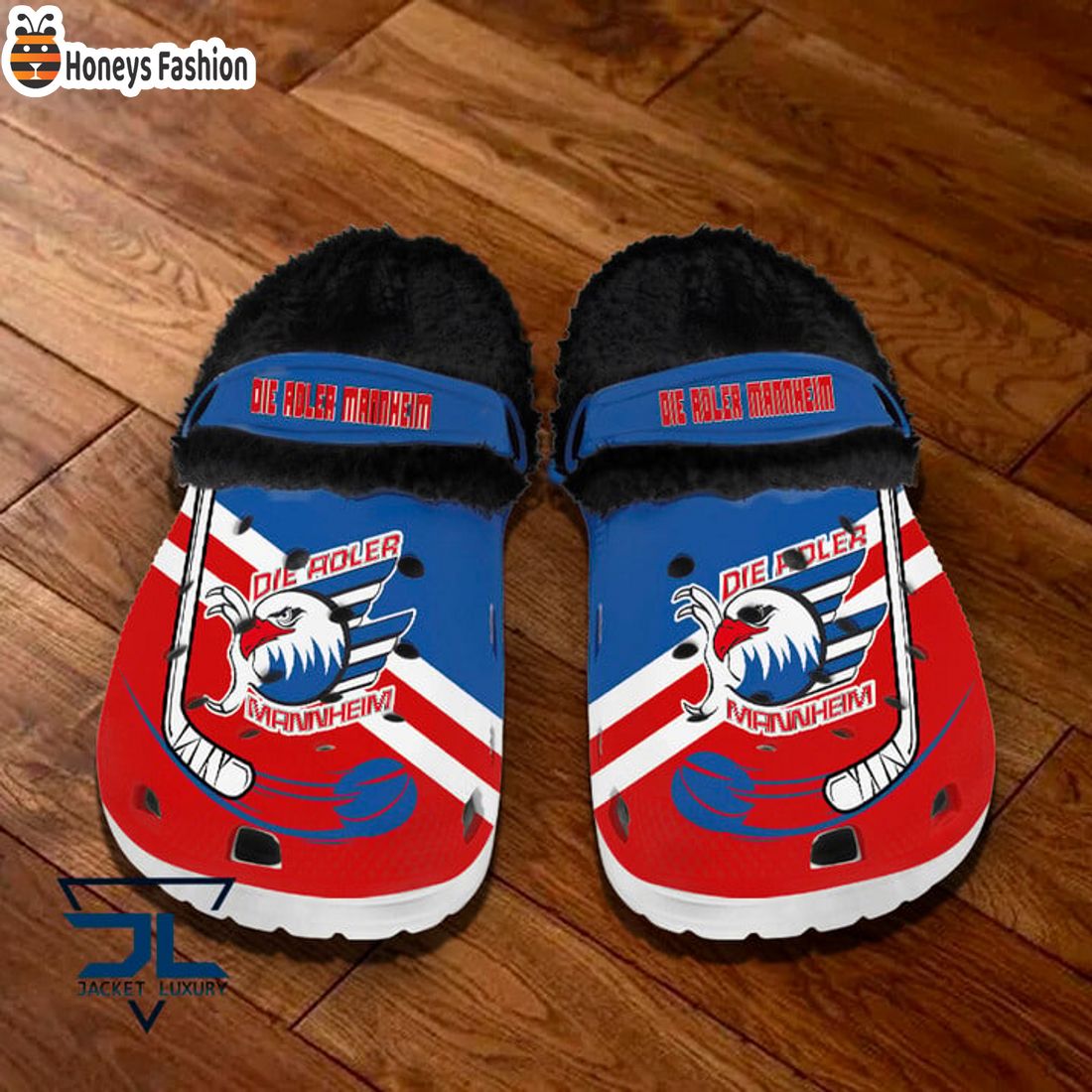 TRENDING Adler Mannheim DEL Krokodile Fleece Crocs