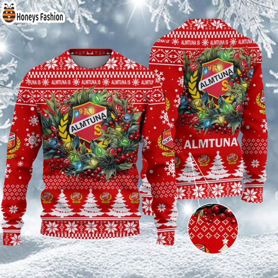 TRENDING Almtuna IS SHL & HockeyAllsvenskan Ugly Christmas Sweater