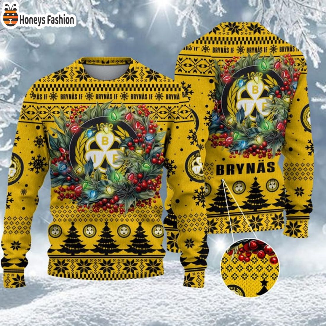 TRENDING Brynas IF SHL & HockeyAllsvenskan Ugly Christmas Sweater