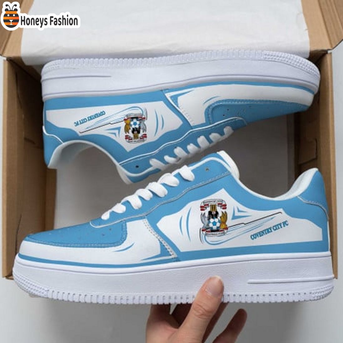 TRENDING Coventry City FC EFL Championship Nike Air Force 1 Sneakers