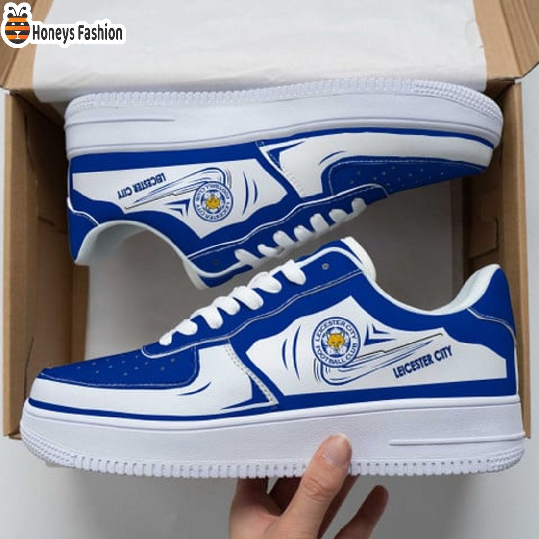 TRENDING Leicester City FC EFL Championship Nike Air Force 1 Sneakers