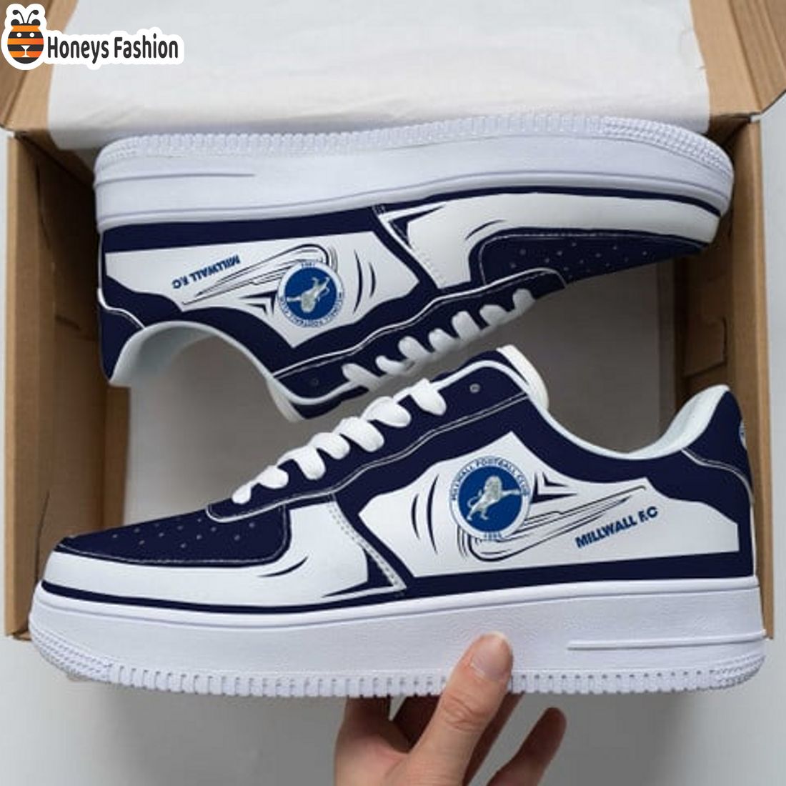 TRENDING Millwall FC EFL Championship Nike Air Force 1 Sneakers