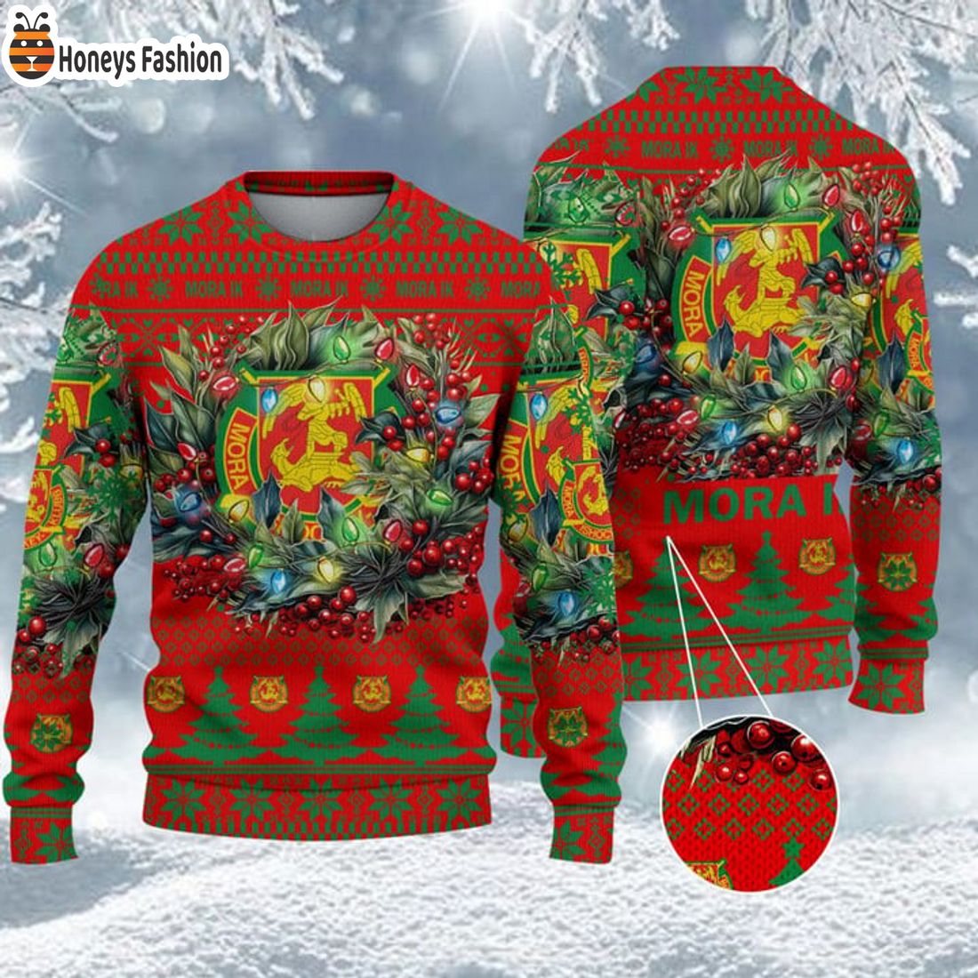TRENDING Mora IK SHL & HockeyAllsvenskan Ugly Christmas Sweater