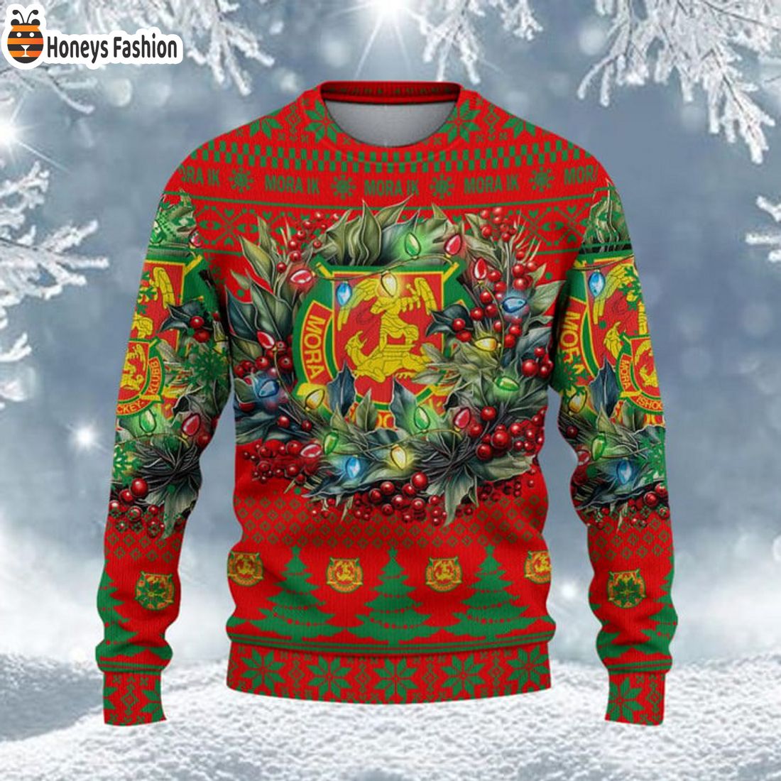 TRENDING Mora IK SHL & HockeyAllsvenskan Ugly Christmas Sweater