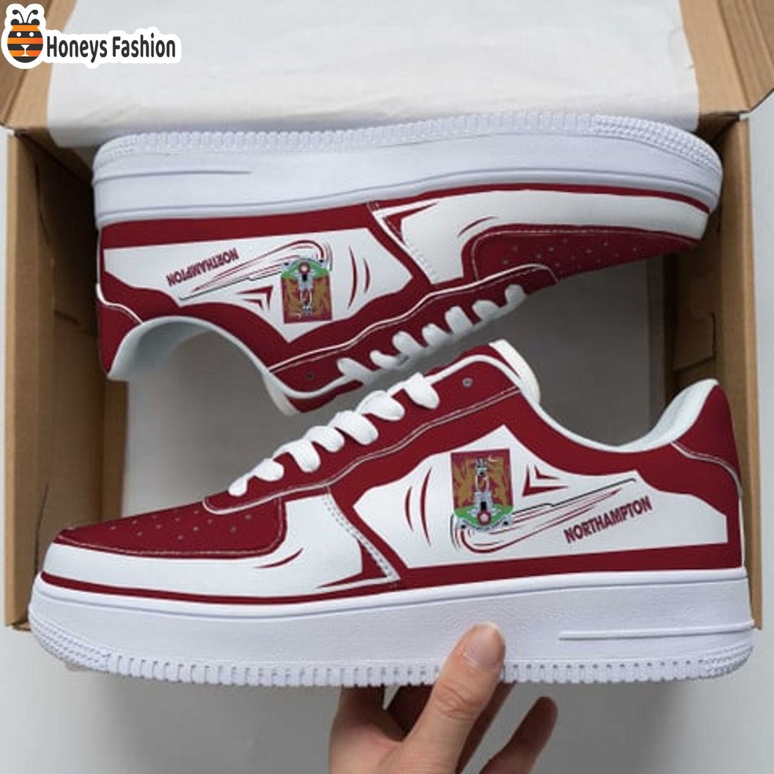 TRENDING Northampton Town FC EFL Championship Nike Air Force 1 Sneakers