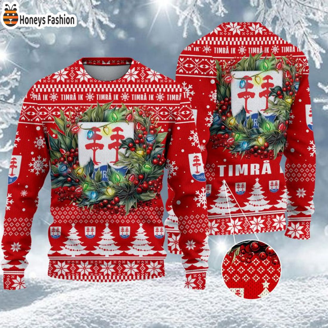 TRENDING Timra IK SHL & HockeyAllsvenskan Ugly Christmas Sweater
