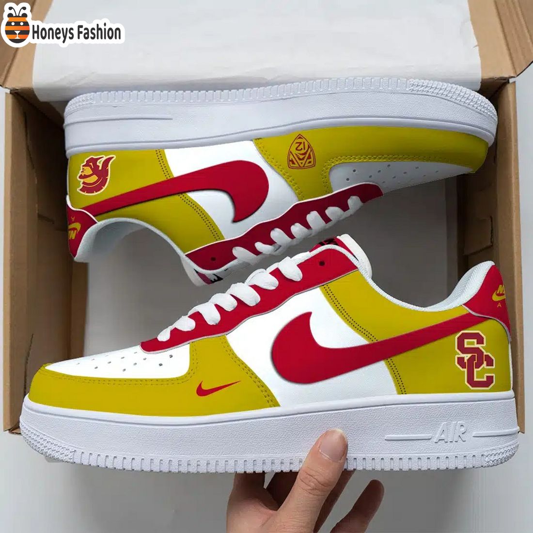 USC Trojans Air Force Custom Nike Air Force Sneaker