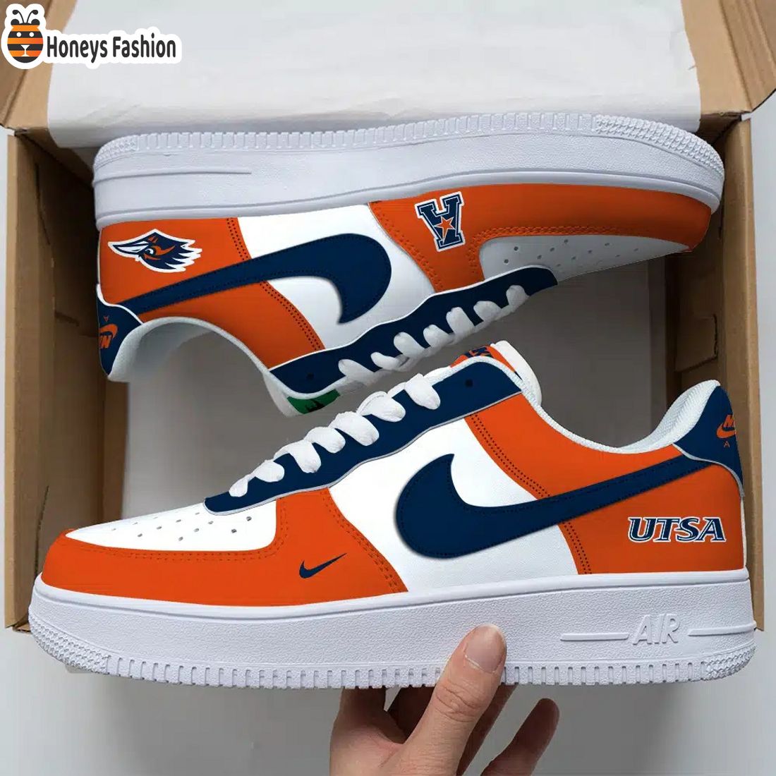 UTSA Roadrunners Air Force Custom Nike Air Force Sneaker