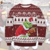 Washington Commanders Grinch Ugly Christmas Sweater