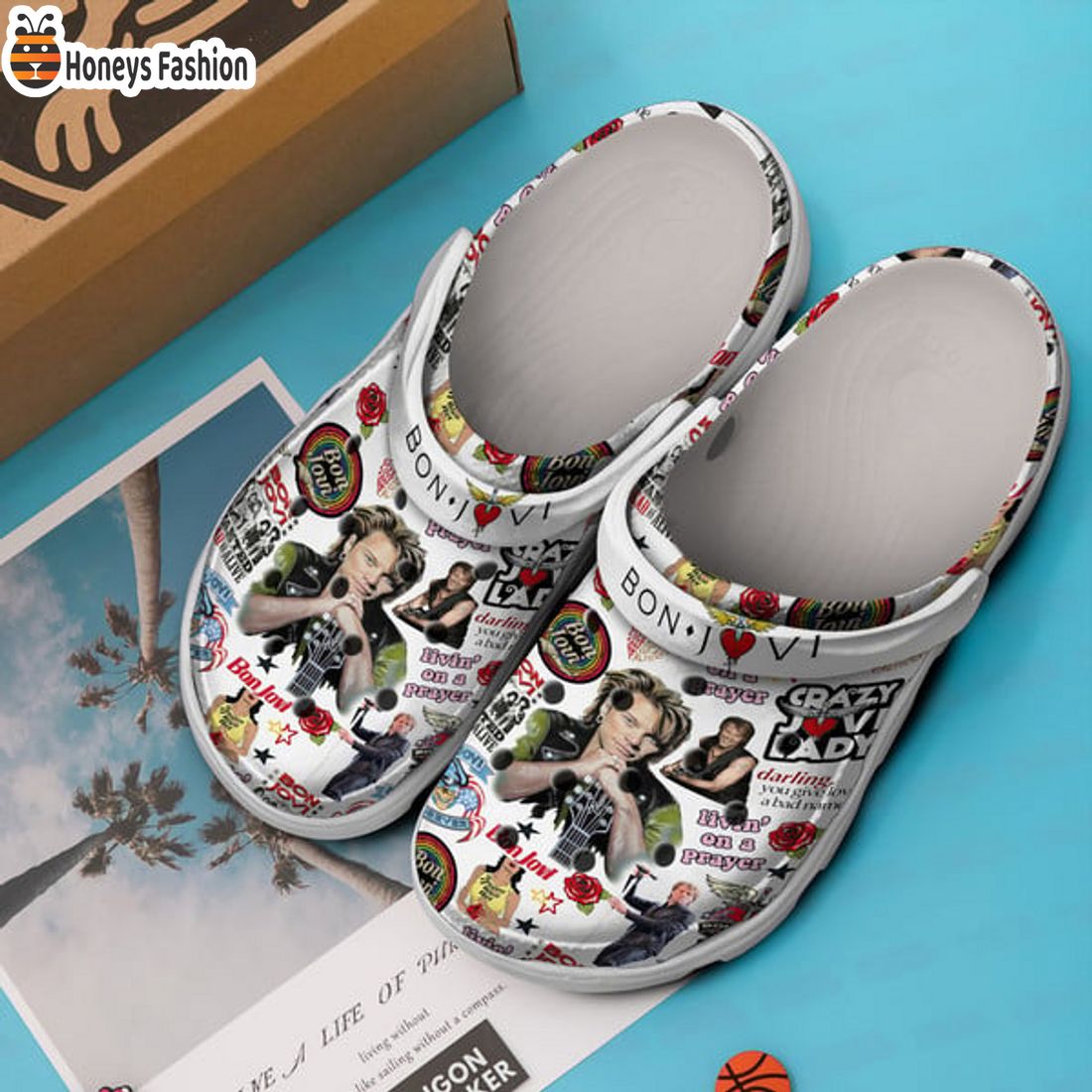 BEST SELLER Bon Jovi Livin’ On A Prayer Crocs Clog Shoes