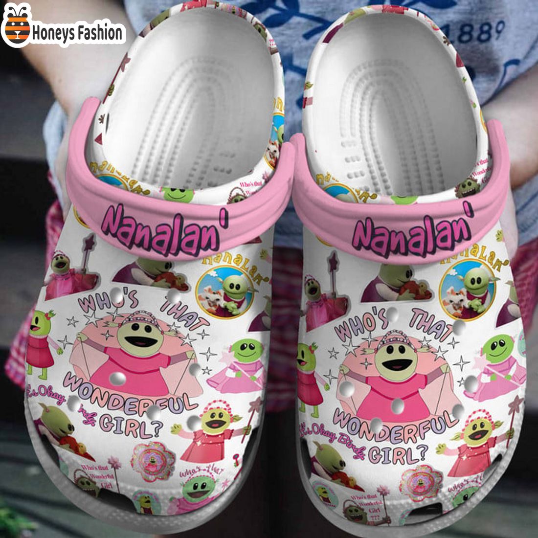 BEST SELLER Nanalan’ Who’s That Wonderful Girl Crocs Clog Shoes