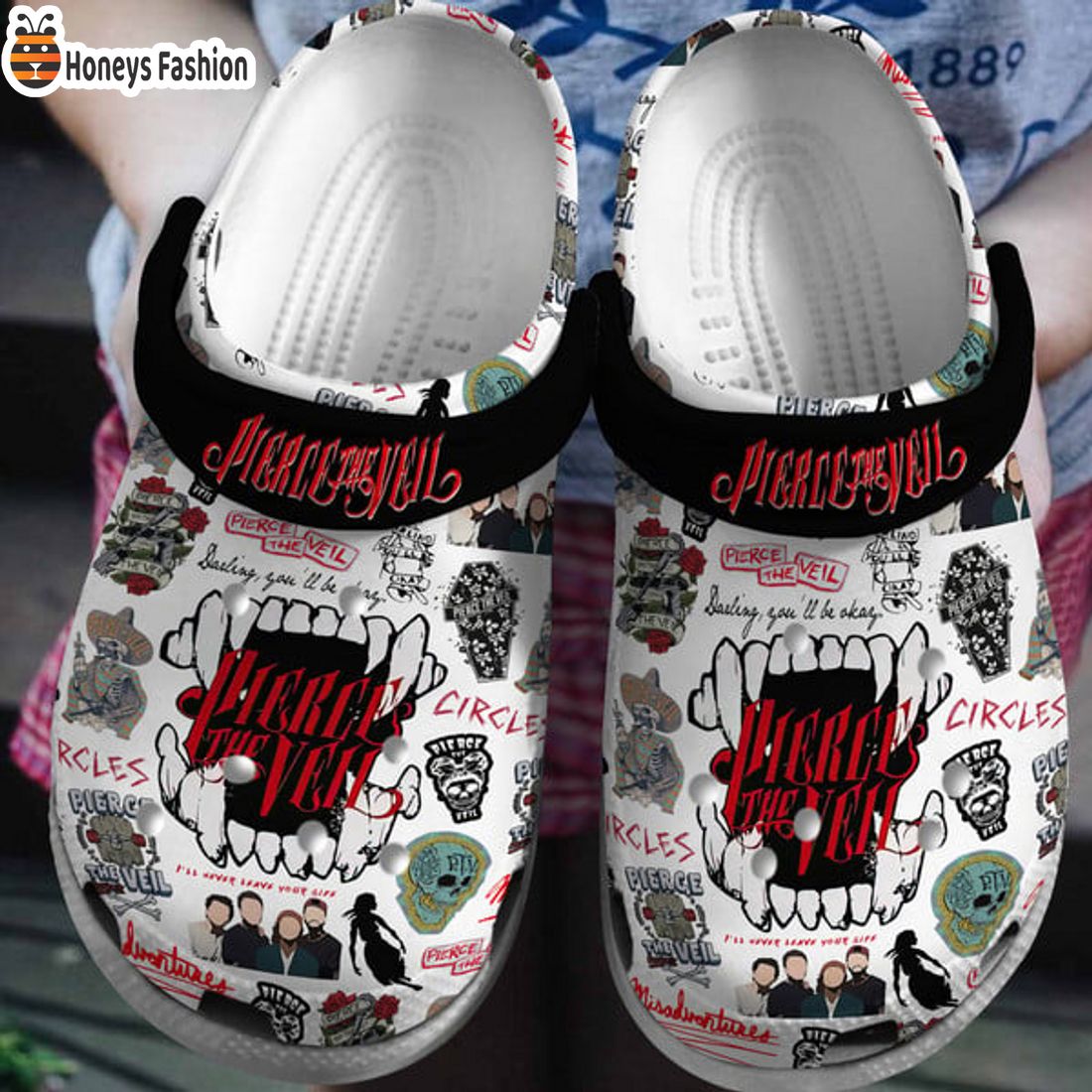 BEST SELLER Pierce The Veil Circles Music Crocs Clog Shoes