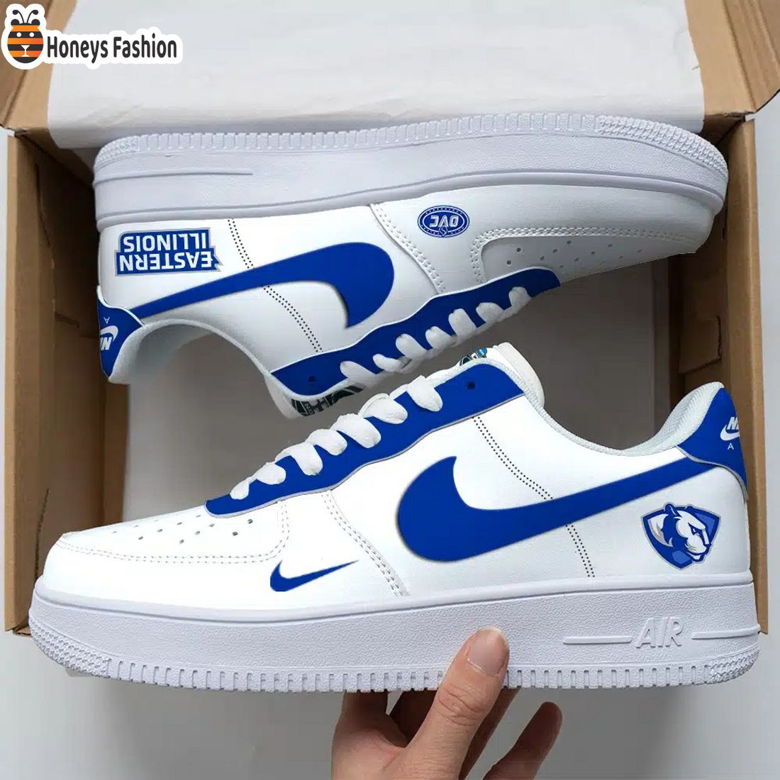 Eastern Illinois Panthers NCAA Air Force Custom Nike Air Force Sneaker