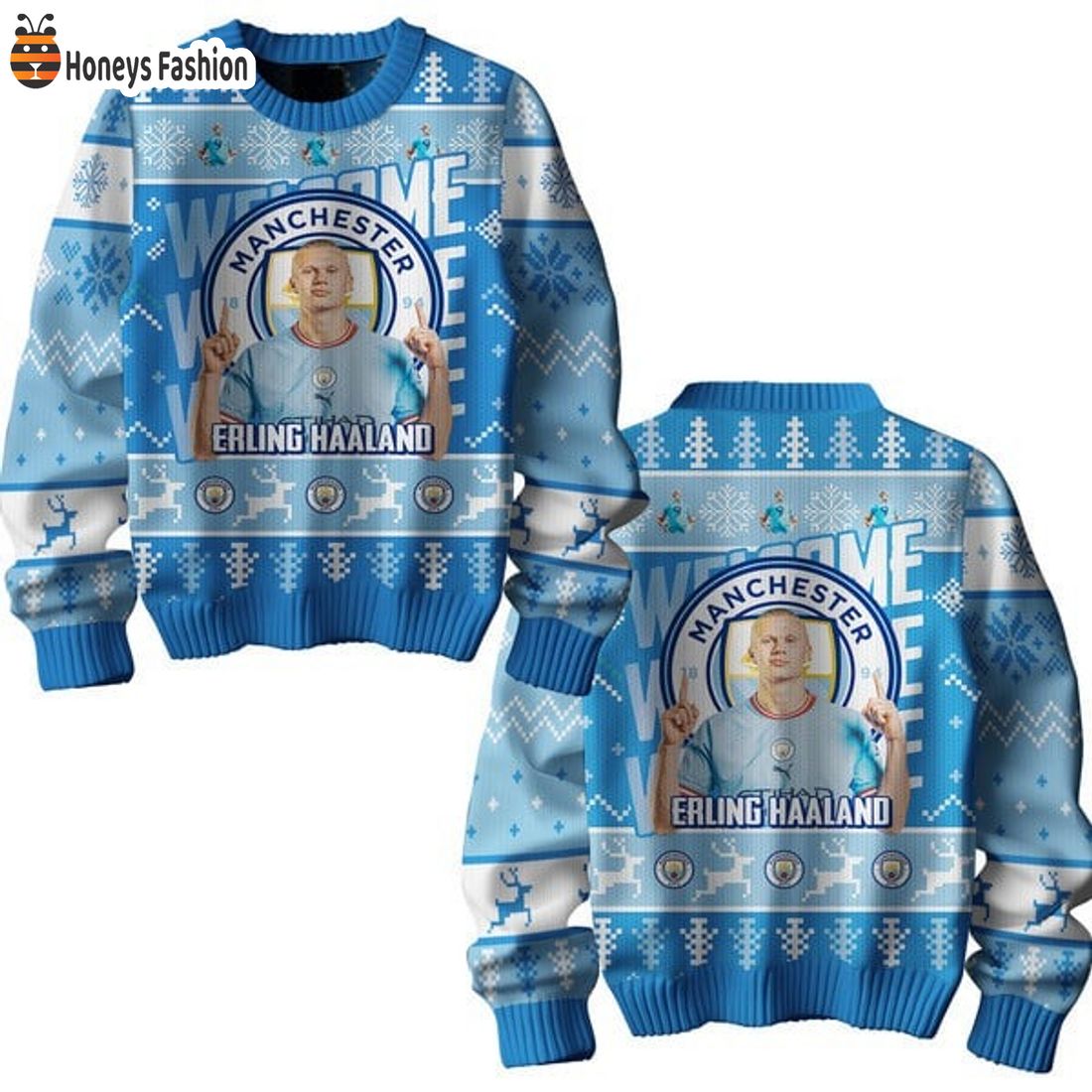 Erling Haaland Manchester City Ugly Sweater