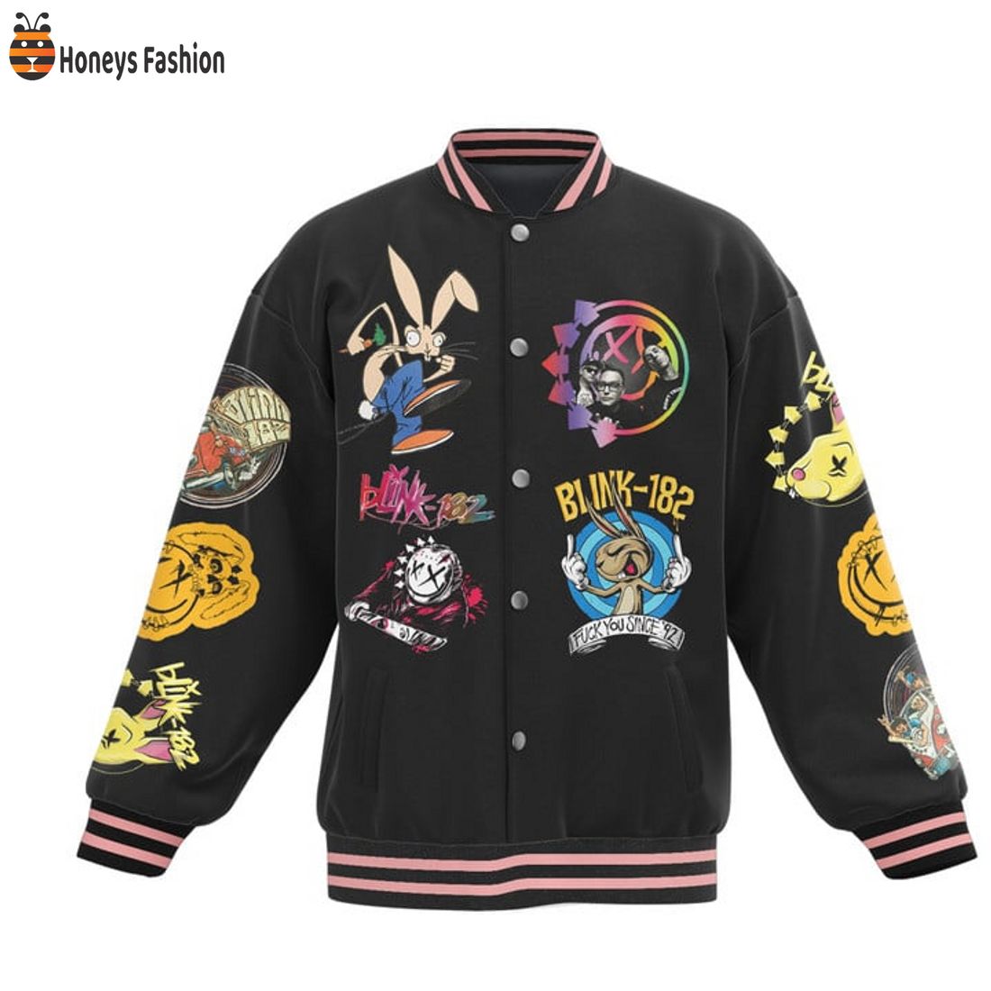 HOT Blink 182 Lets Make This Last Forever Baseball Jacket