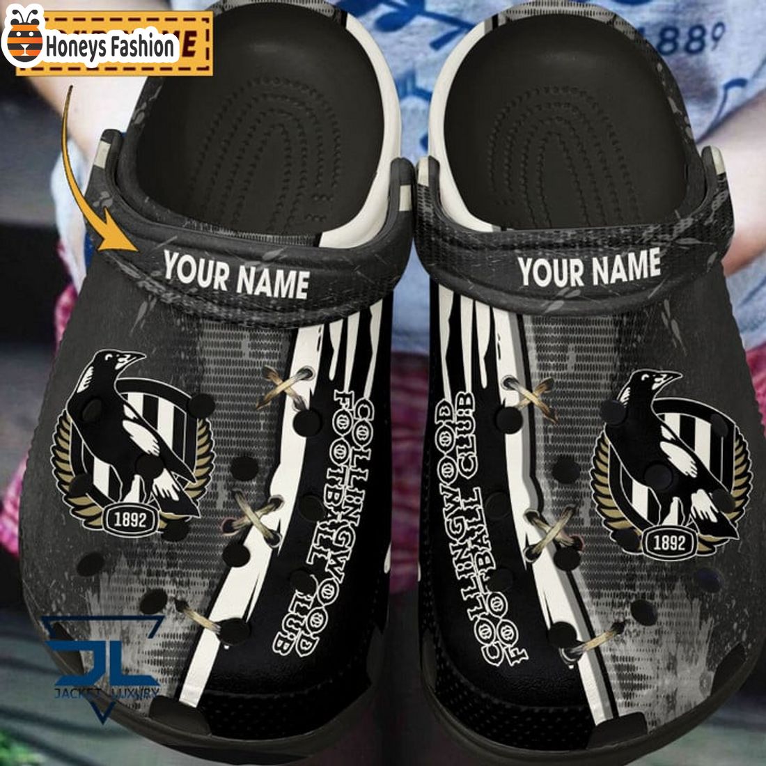HOT Collingwood Football Club Custom Name Crocs Clog Shoes