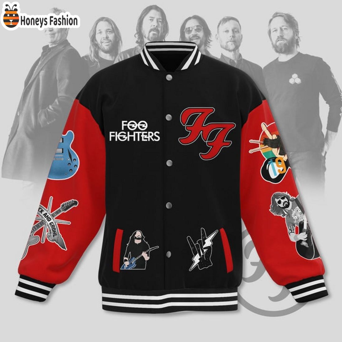 HOT Foo Fighter What If I Say Like The Others Baseball Jacket