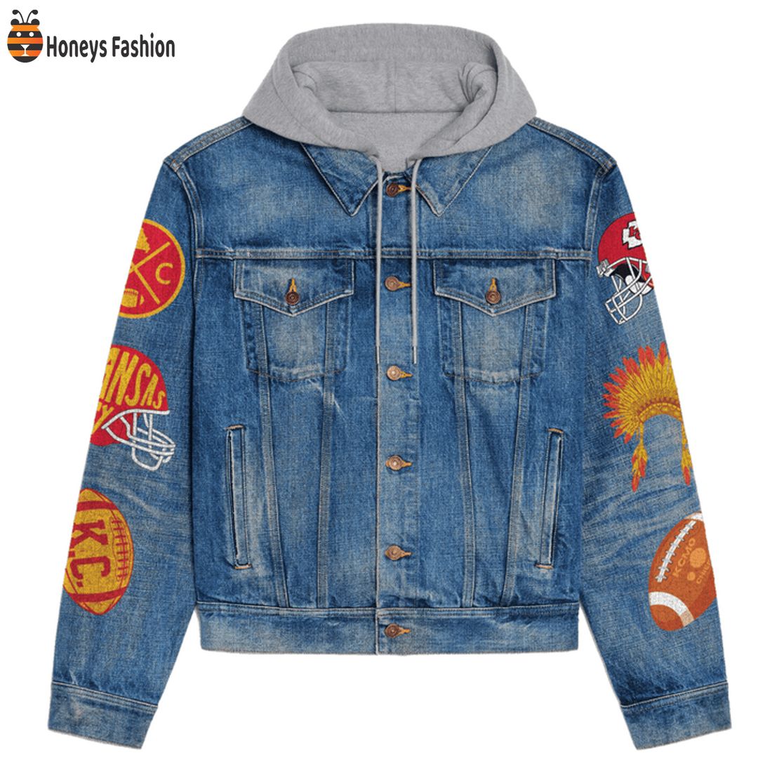 HOT Memphis Grizzlies Grit And Grind Hooded Denim Jacket