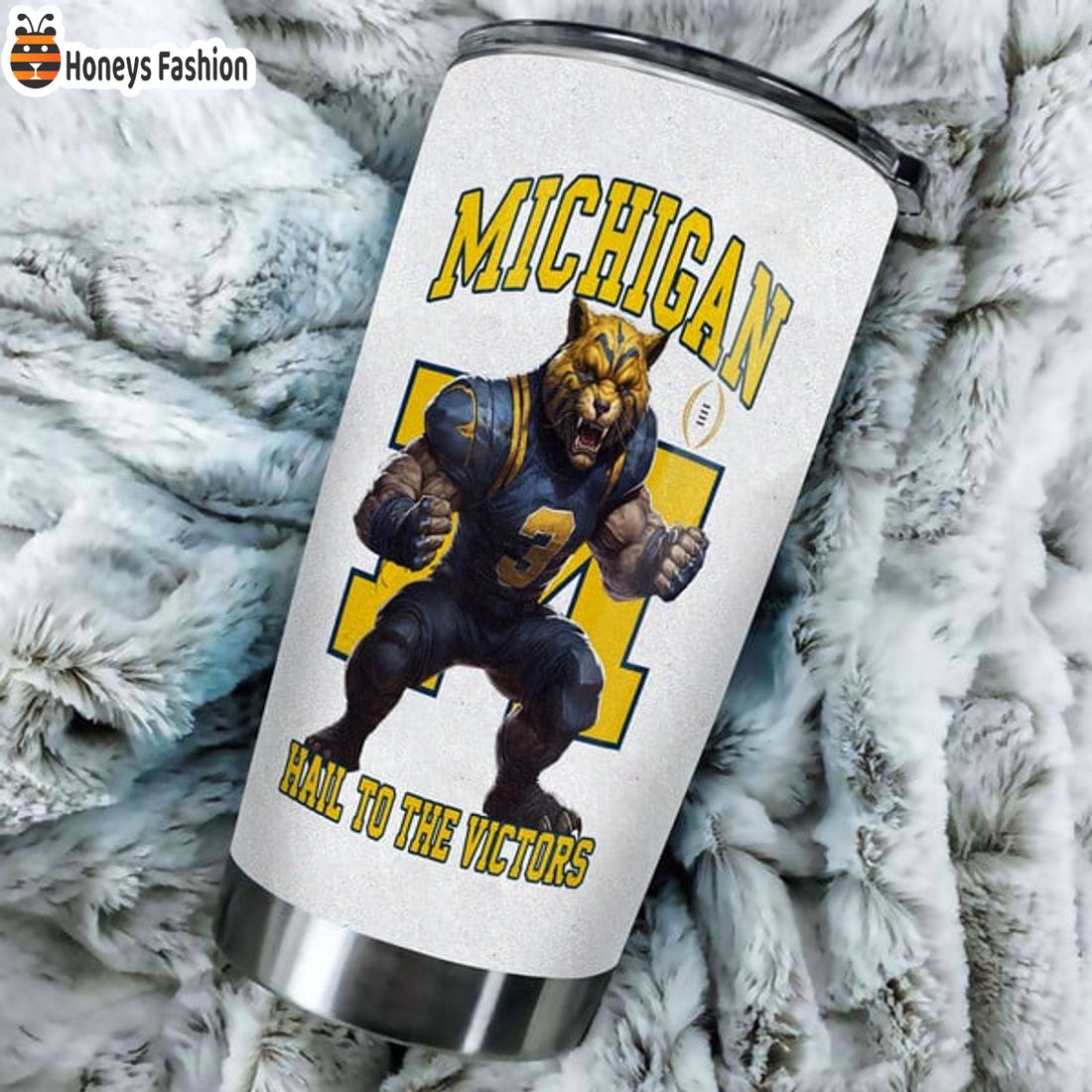 HOT Michigan Wolverines 2024 National Champions Hail To The Victors Tumbler