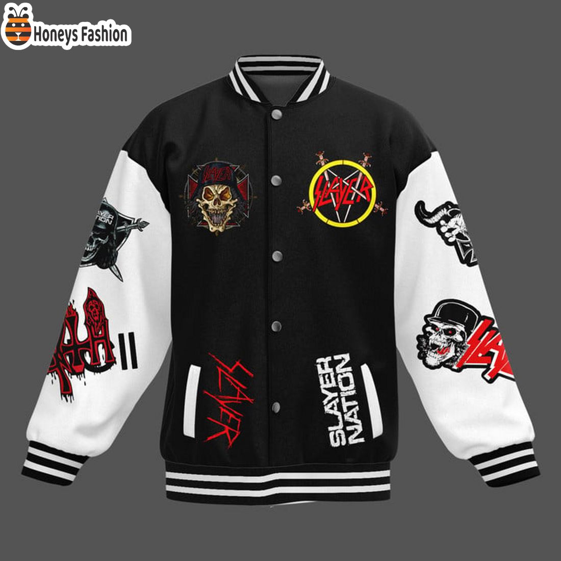 HOT Slayer Nation Angel Of DeathBaseball Jacket