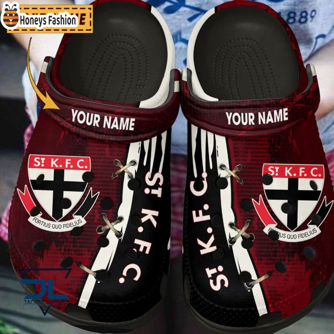 HOT St Kilda Football Club Custom Name Crocs Clog Shoes