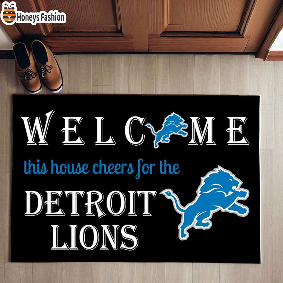 HOT Welcome This House Cheers For The Detroit Lions Doormat