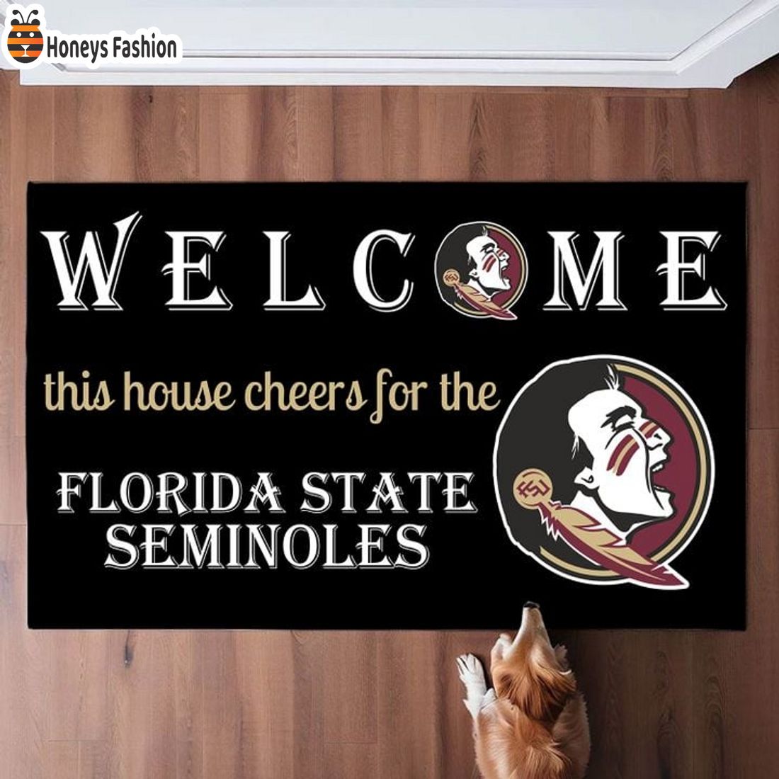 HOT Welcome This House Cheers For The Florida State Seminoles Doormat