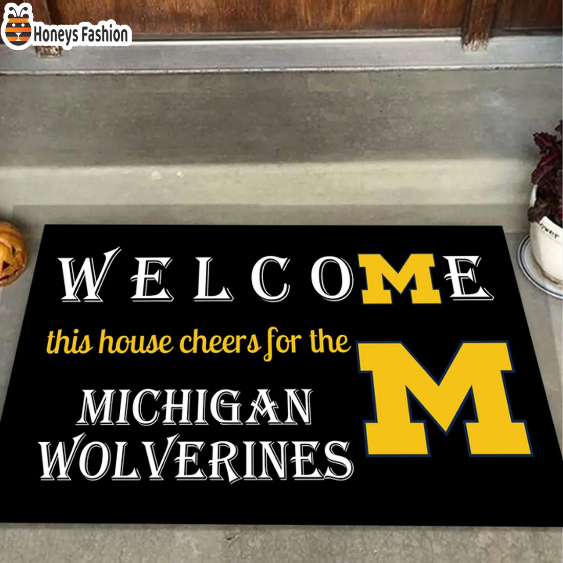 HOT Welcome This House Cheers For The Nebraska Cornhuskers Doormat