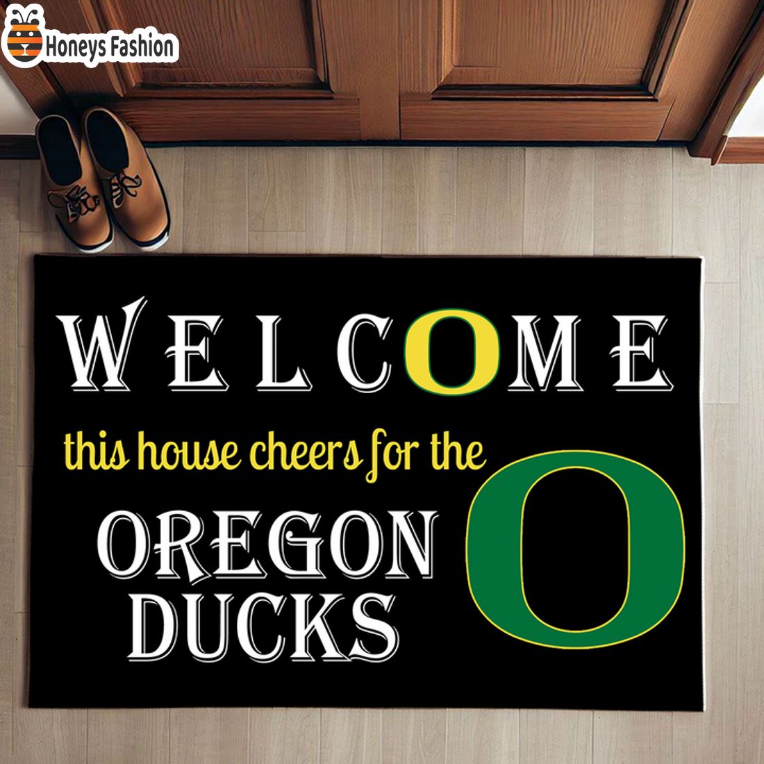 HOT Welcome This House Cheers For The Oregon Ducks Doormat