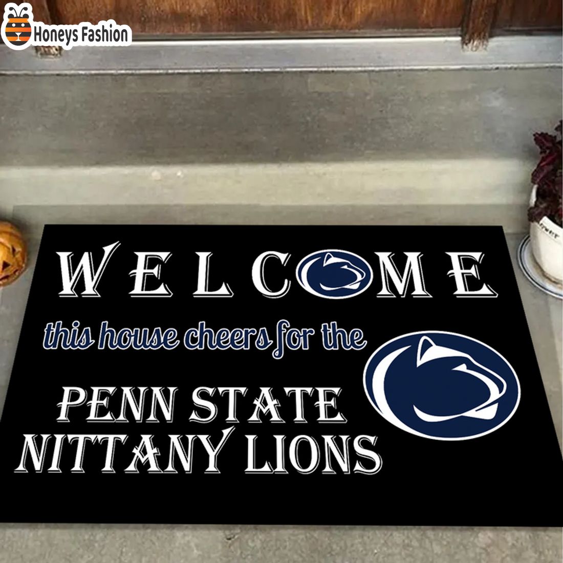 HOT Welcome This House Cheers For The Penn State Nittany Lions Doormat