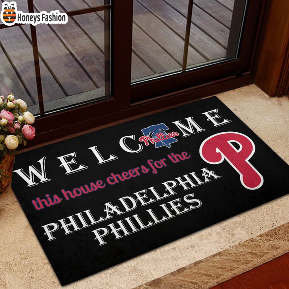 HOT Welcome This House Cheers For The Philadelphia Phillies Doormat