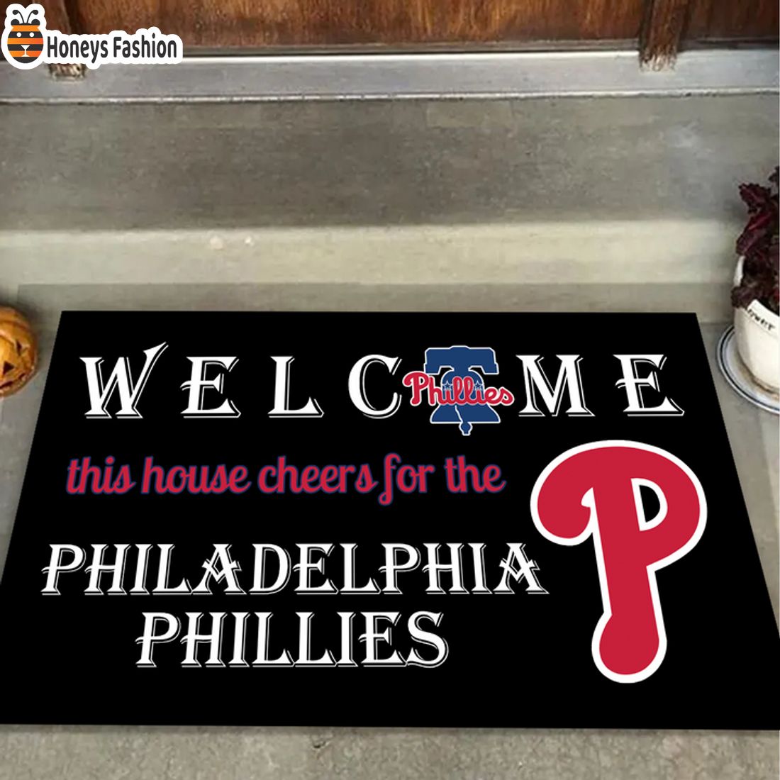 HOT Welcome This House Cheers For The Philadelphia Phillies Doormat