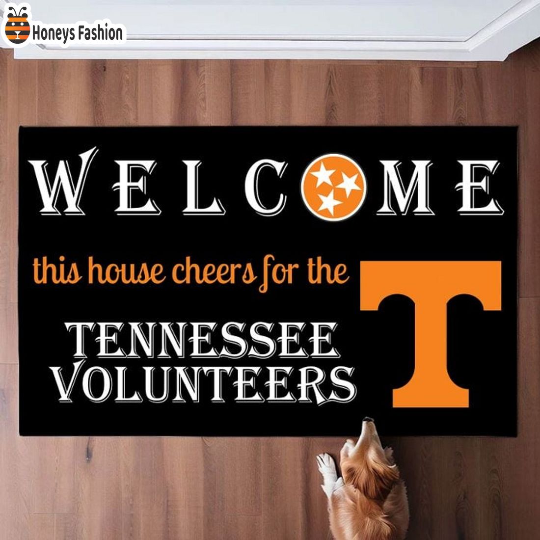 HOT Welcome This House Cheers For The Tennessee Volunteers Doormat