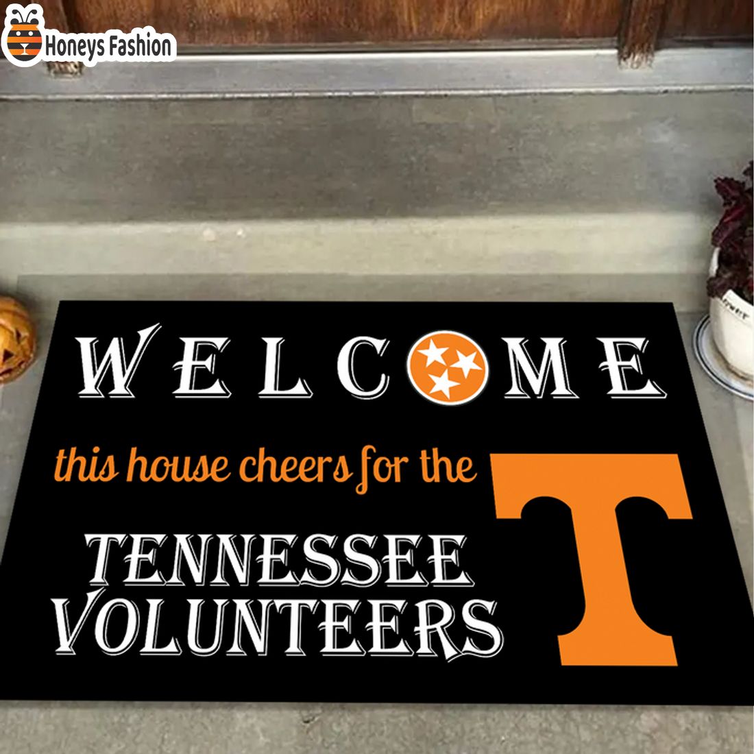 HOT Welcome This House Cheers For The Tennessee Volunteers Doormat