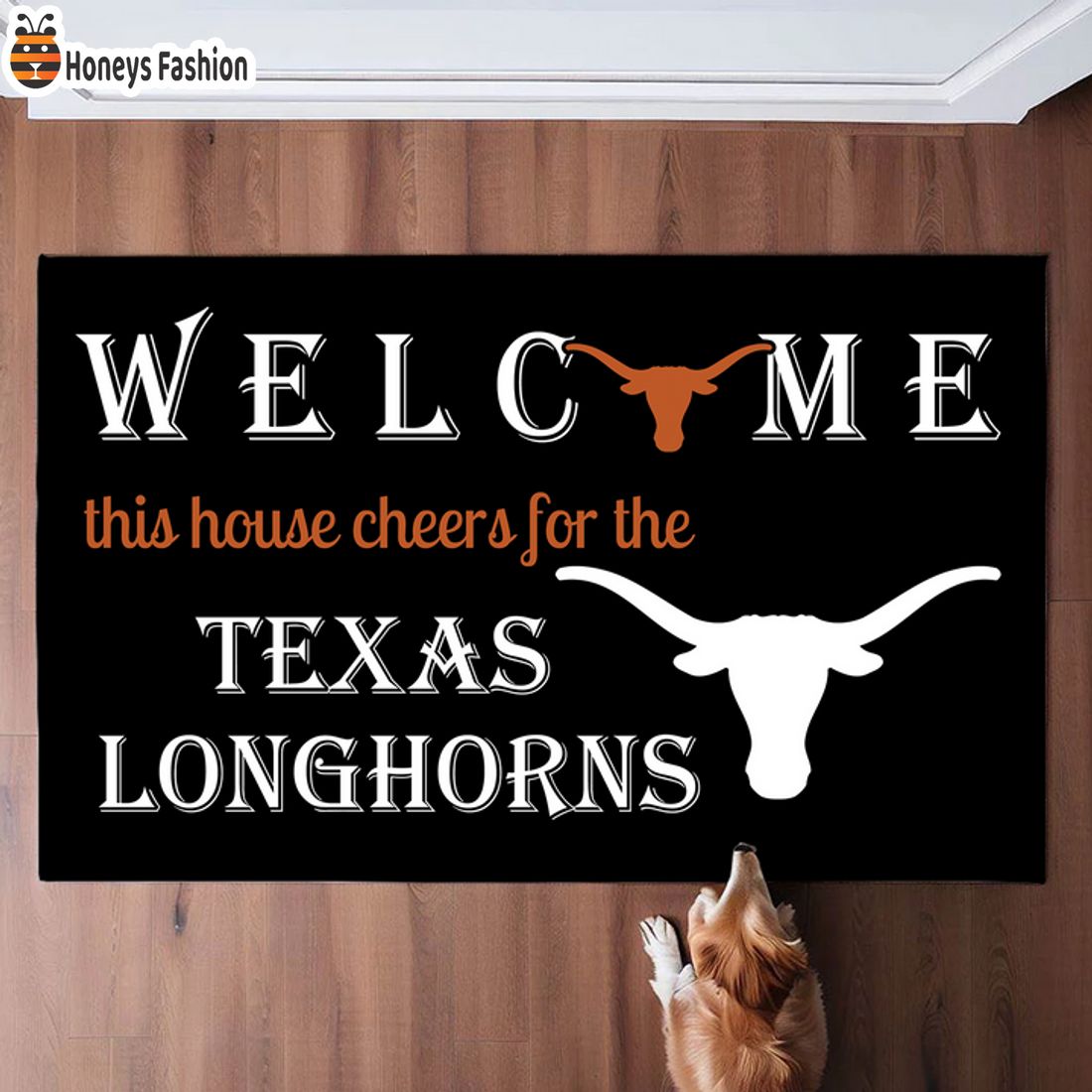 HOT Welcome This House Cheers For The Texas Longhorns Doormat