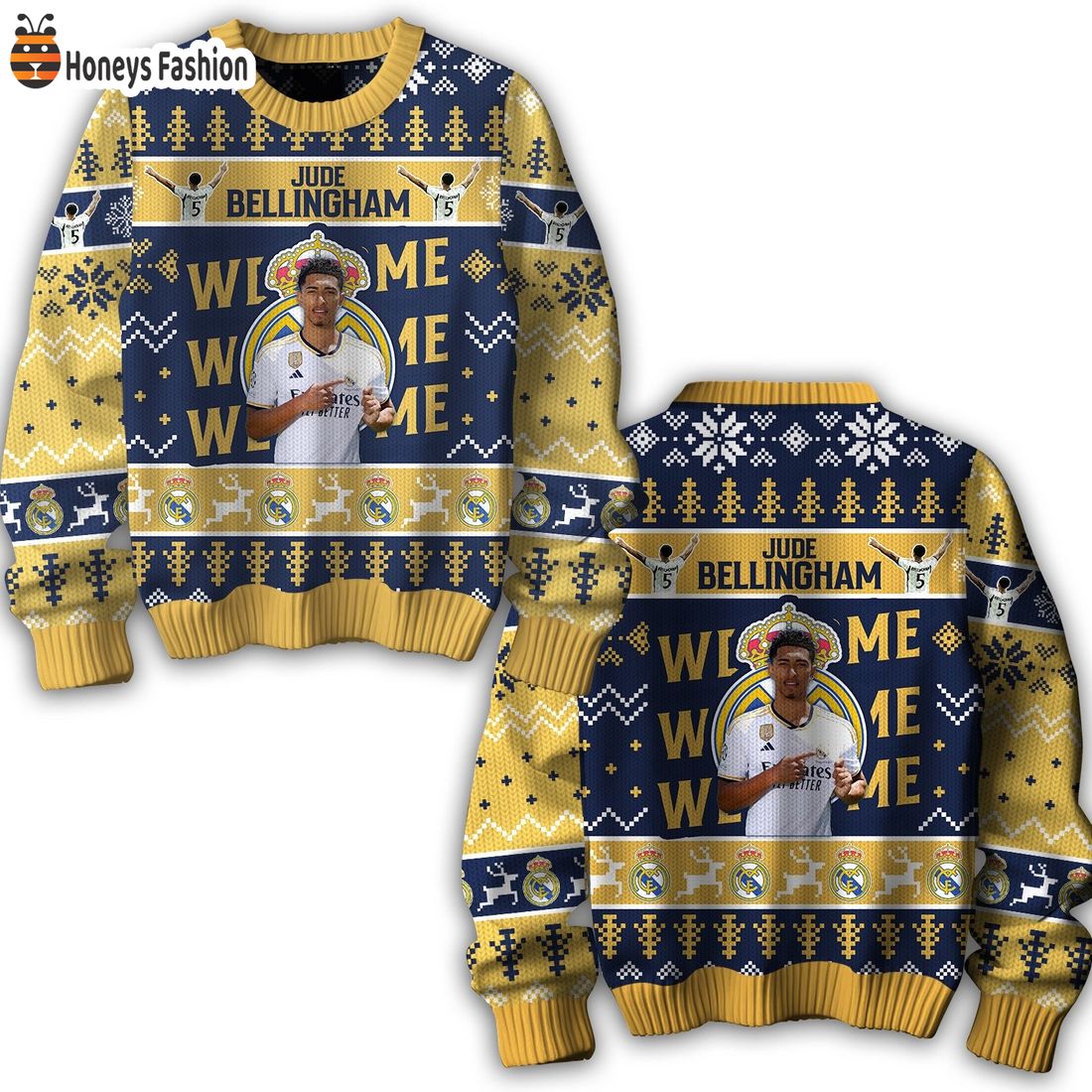 Jude Bellingham Real Madrid Ugly Sweater