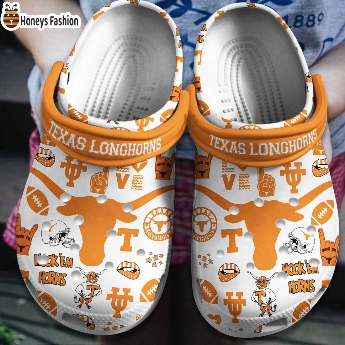NCAA Texas Longhorns Crocs Clogs Shoes