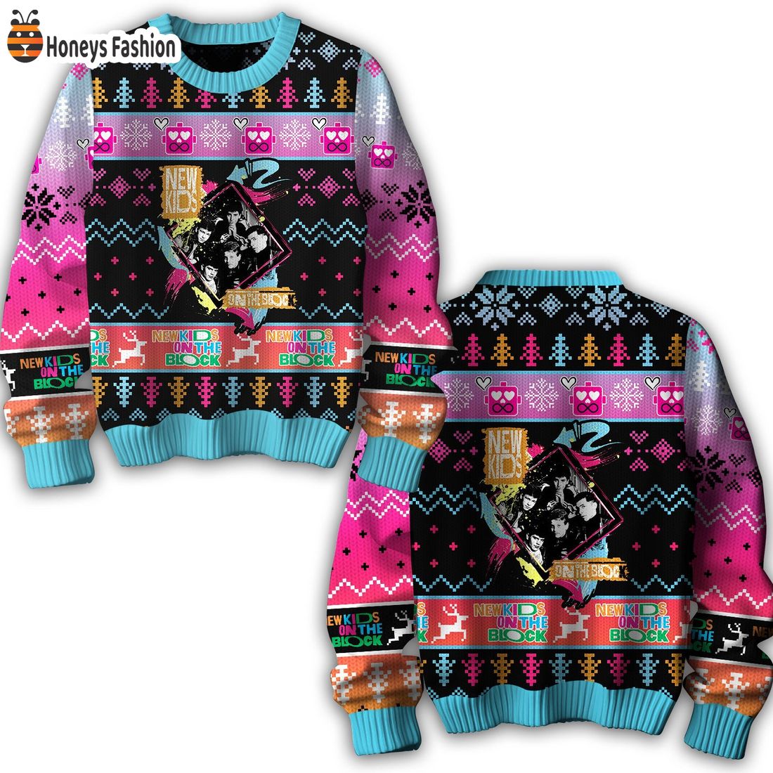 New Kids on the Block Band Ugly Sweater