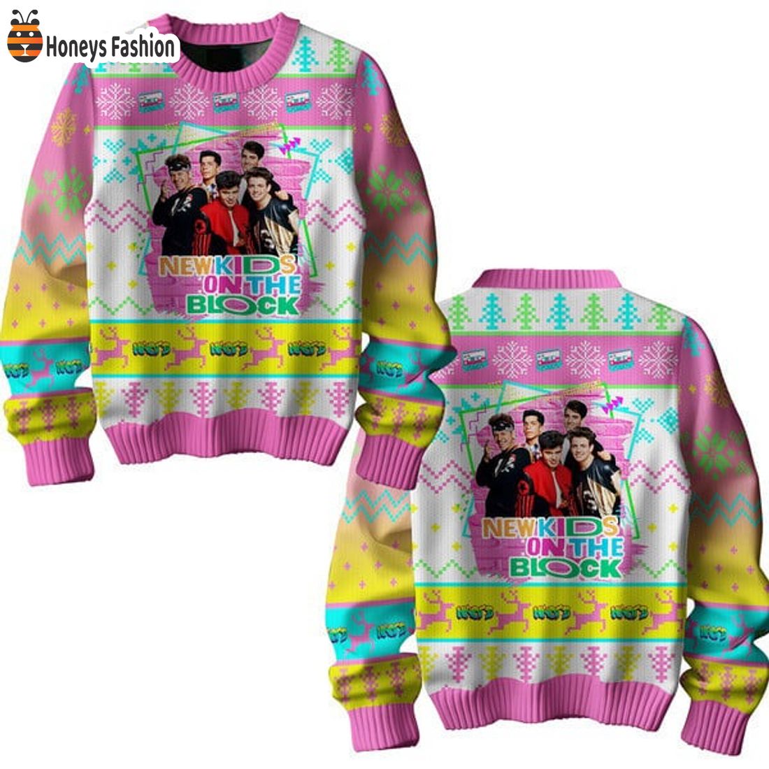 New Kids on the Block Pop Band Ugly Sweater