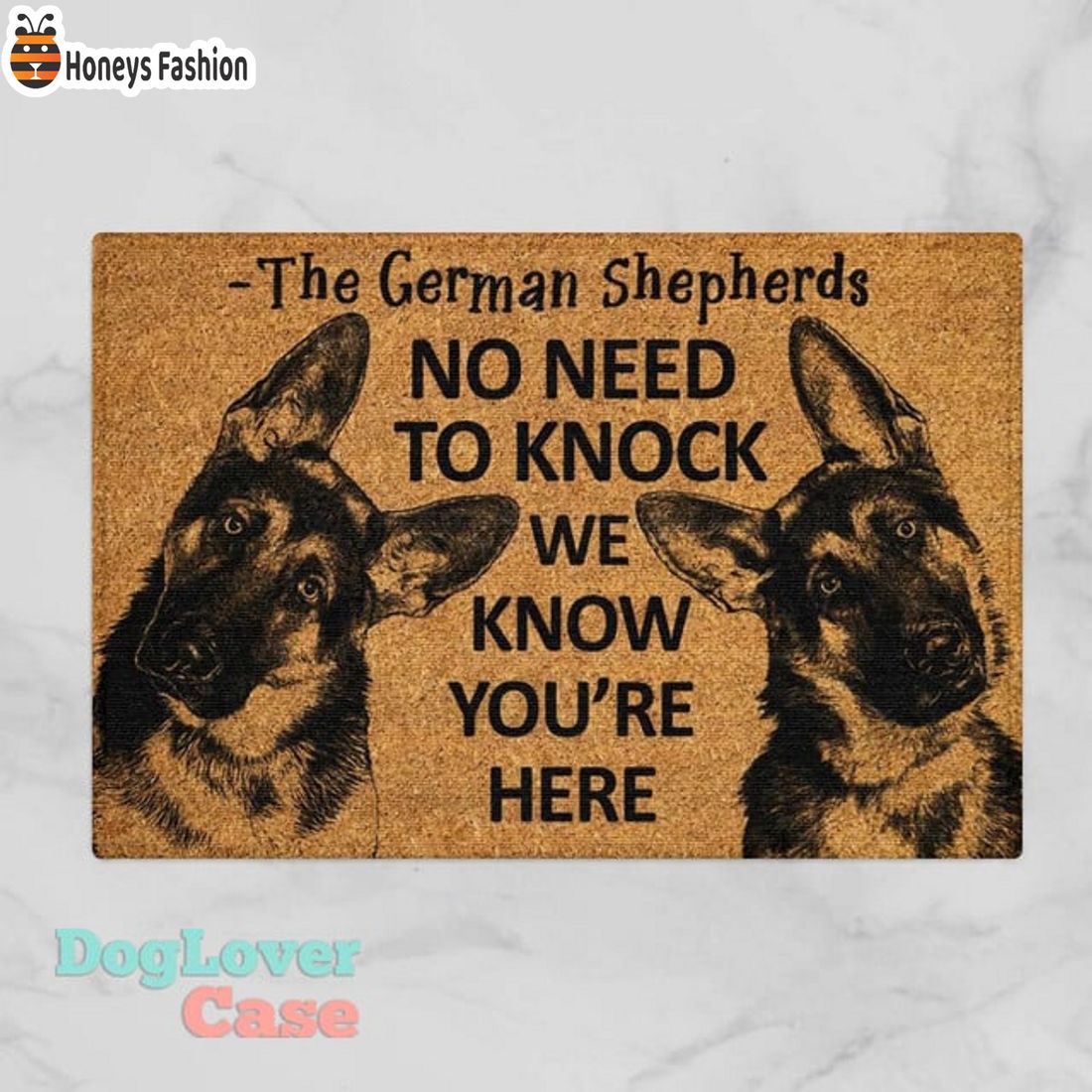 NEW The German Shepherds No Need To Knock We Know You’re Here Doormat