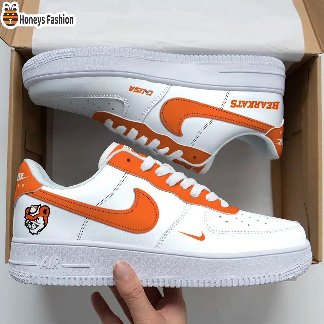 Sam Houston Bearkats NCAA Air Force Custom Nike Air Force Sneaker