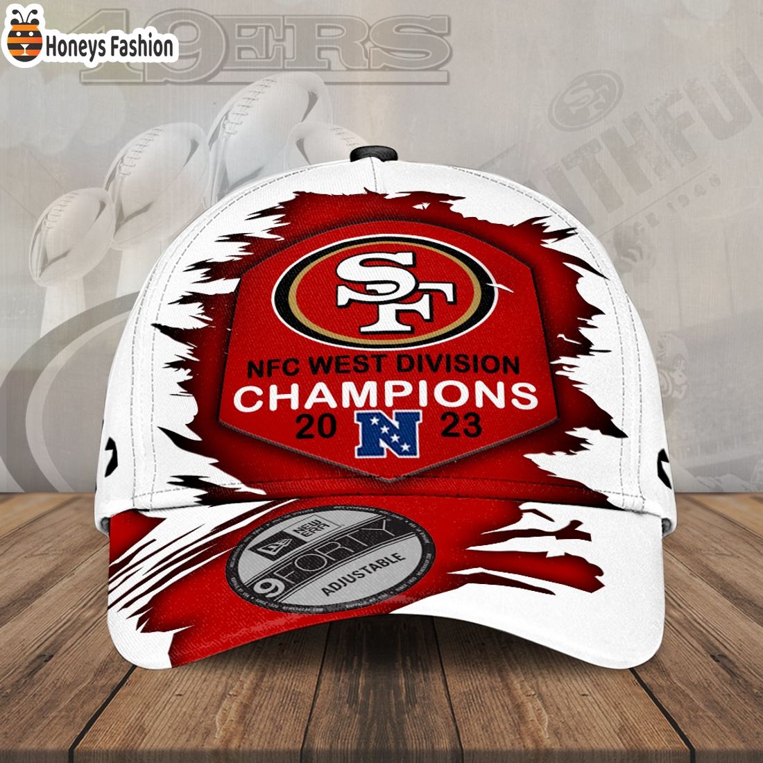 San Francisco 49ers 2023 NFC West Division Champions Classic Cap